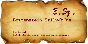 Bottenstein Szilvána névjegykártya